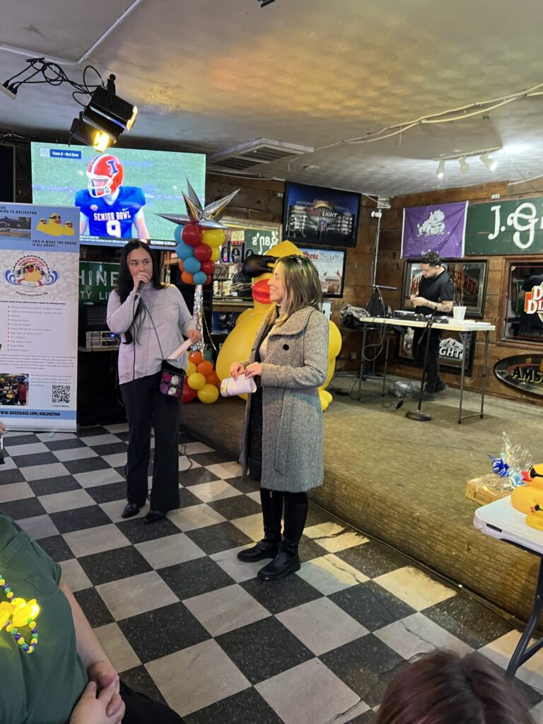 Arlington Sunrise Rotary members at an evening social, January 2026