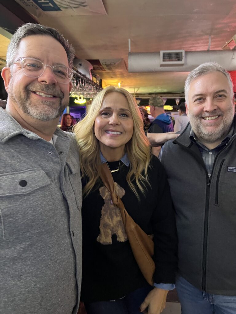 Arlington Sunrise Rotary members at an evening social, January 2026