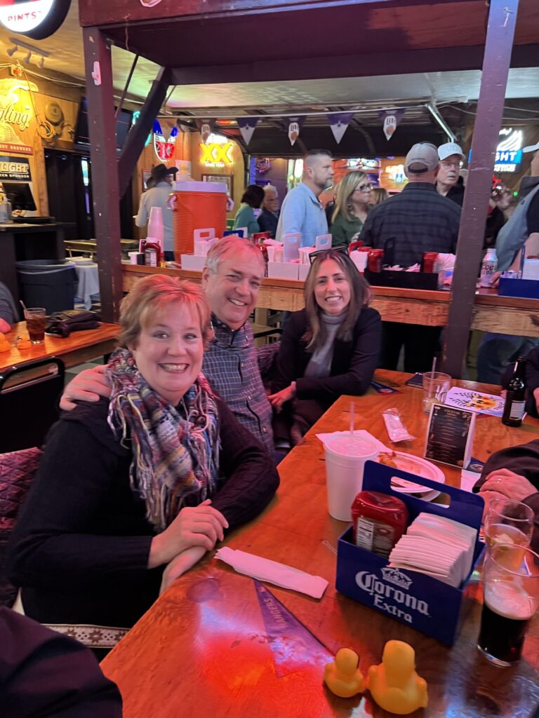 Arlington Sunrise Rotary members at an evening social, January 2026