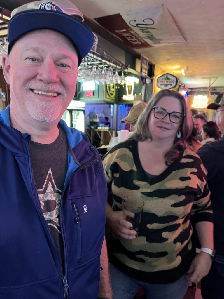 Arlington Sunrise Rotary members at an evening social, January 2026