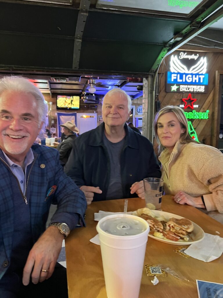 Arlington Sunrise Rotary members at an evening social, January 2026