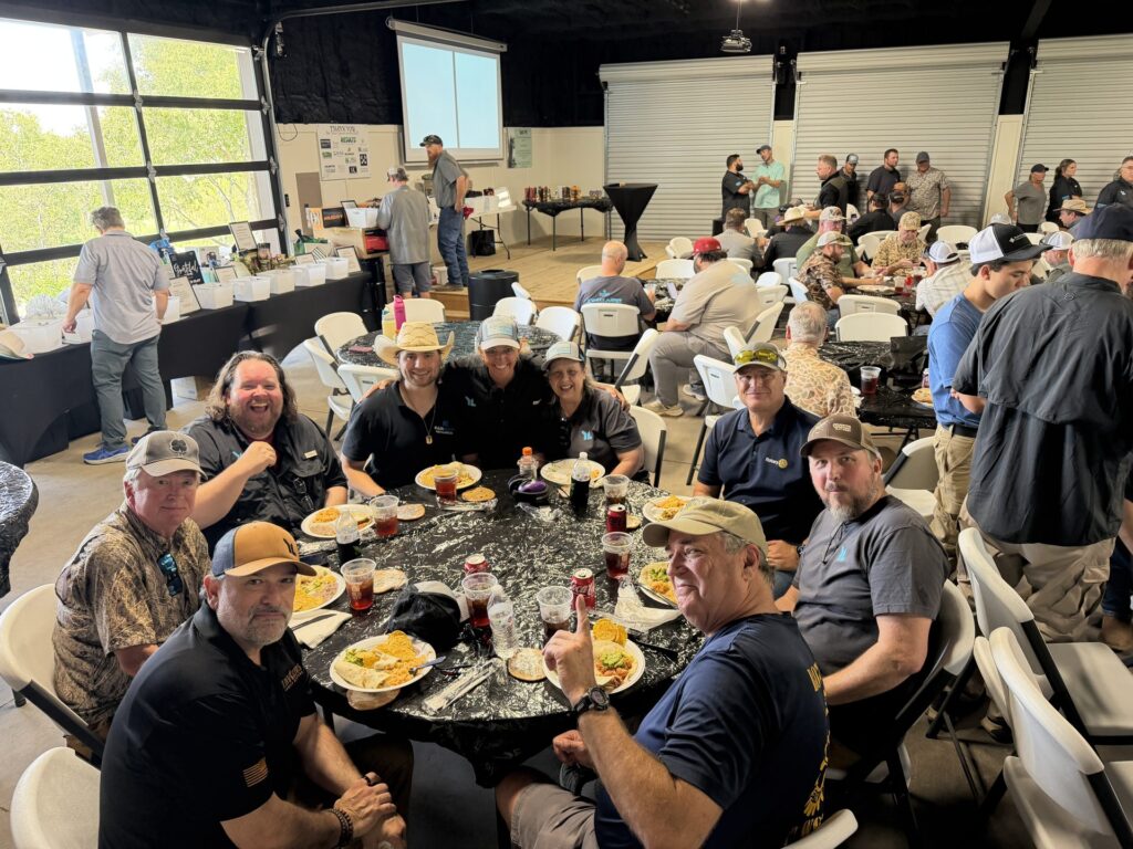 Arlington Sunrise Rotary members at a Friday morning club meeting