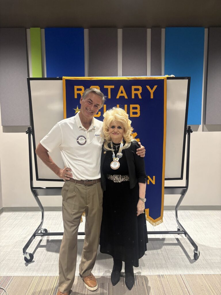 Arlington Sunrise Rotary members at a Friday morning club meeting
