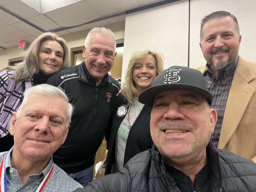 Arlington Sunrise Rotary members at a Friday morning club meeting