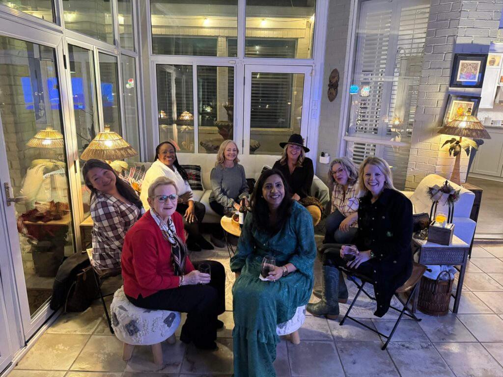 Arlington Sunrise Rotary members at a Friday morning club meeting