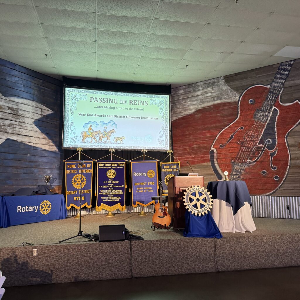 Arlington Sunrise Rotary members at the Passing the Reins celebration, June 2026