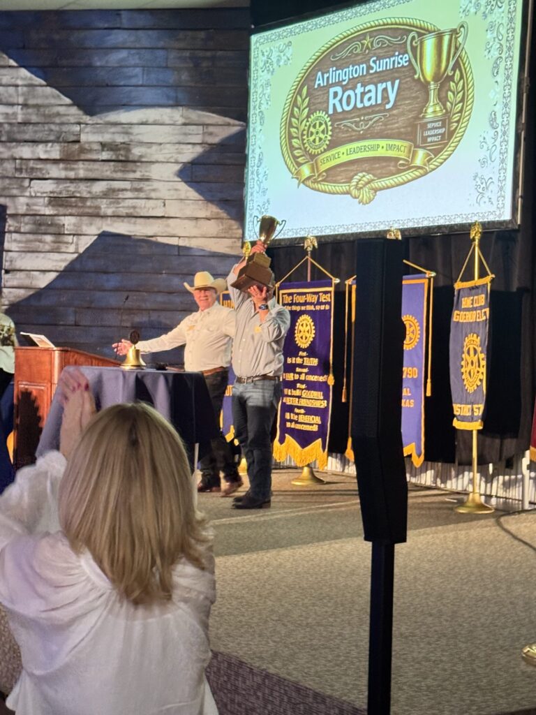 Arlington Sunrise Rotary members at the Passing the Reins celebration, June 2026